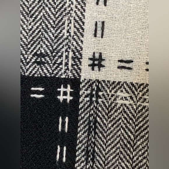 Nina Black & White Houndstooth Mini Dress sz Small - Picture 2 of 6